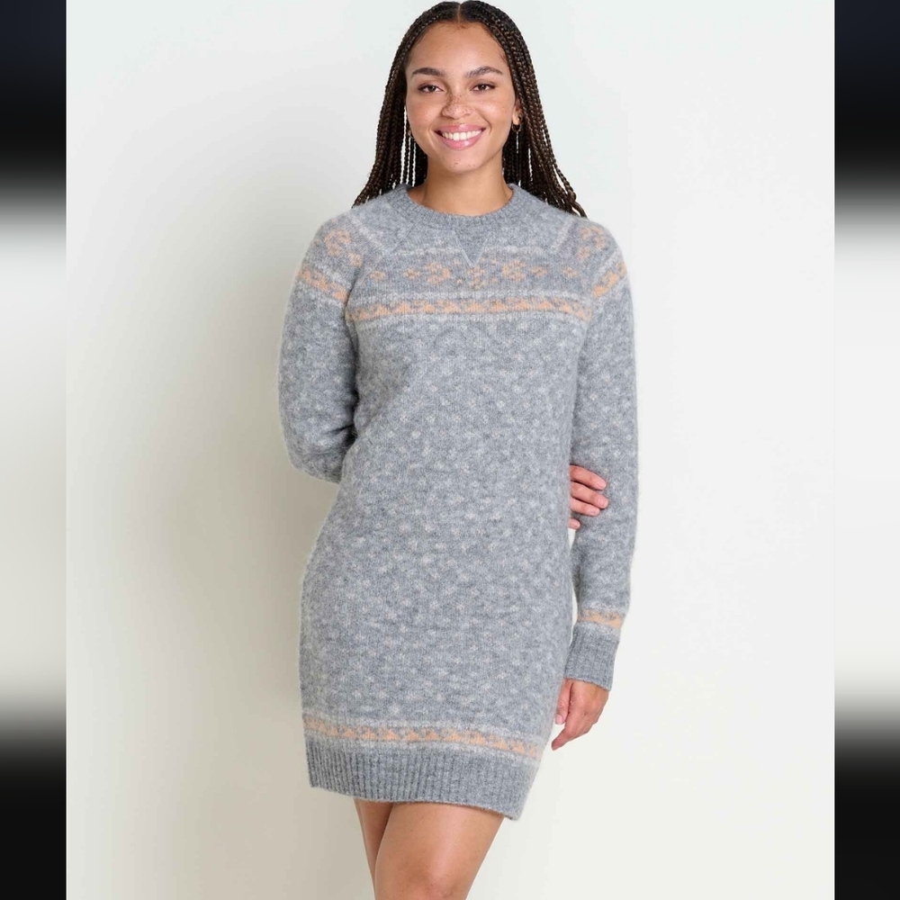 Toad&Col Wool Blend Pullover Sweater Dress